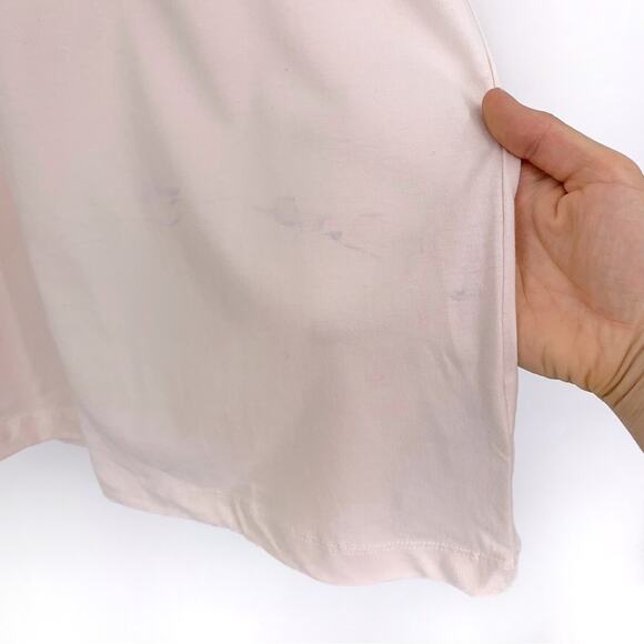 BLACK DIAMOND Brushstroke Graphic T-Shirt Light Pink M *Flawed - Picture 2 of 9